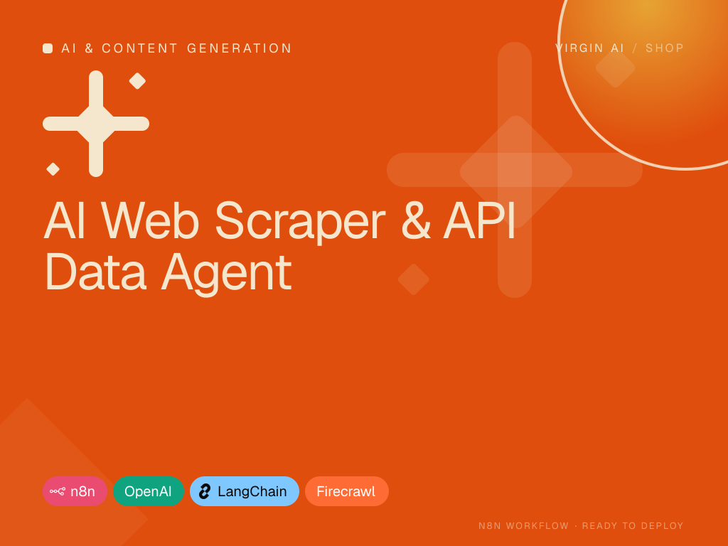 AI Web Scraper & API Data Agent