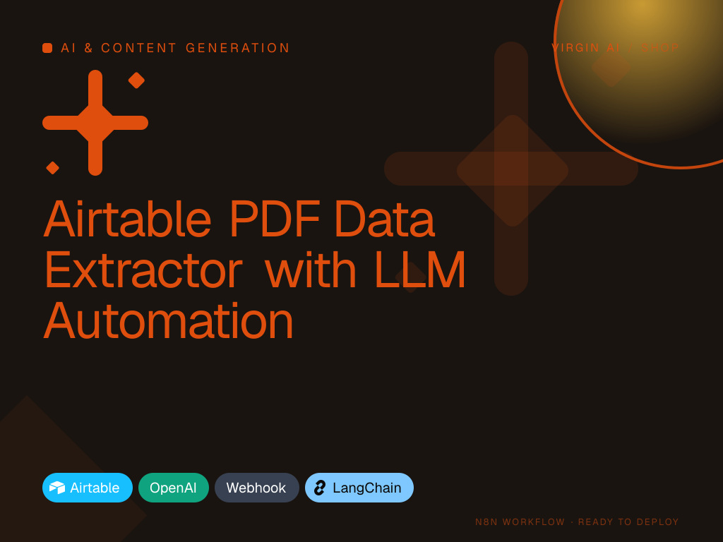 Airtable PDF Data Extractor with LLM Automation