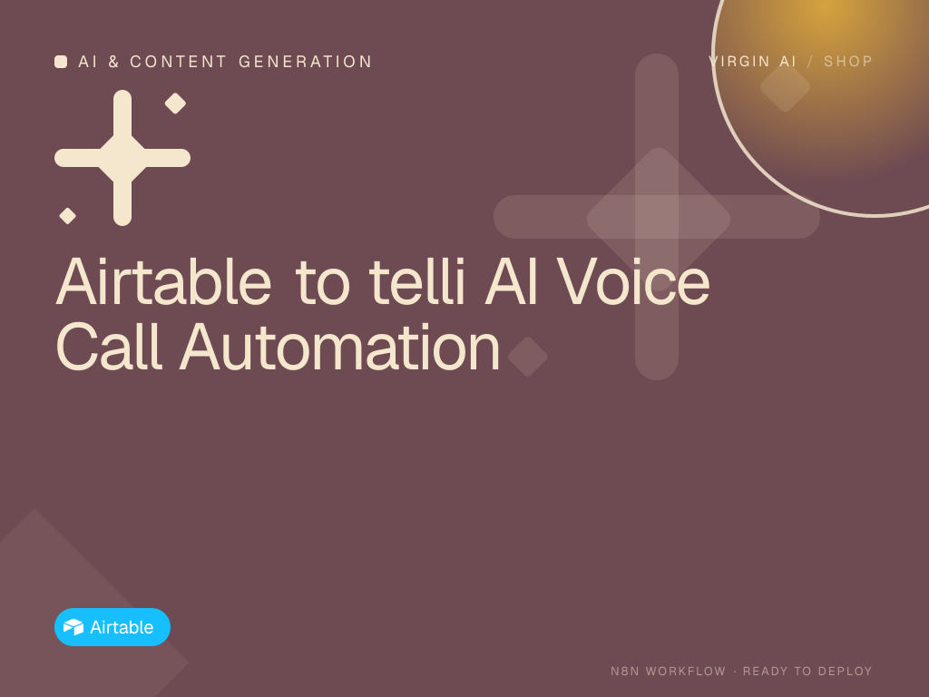 Airtable to telli AI Voice Call Automation