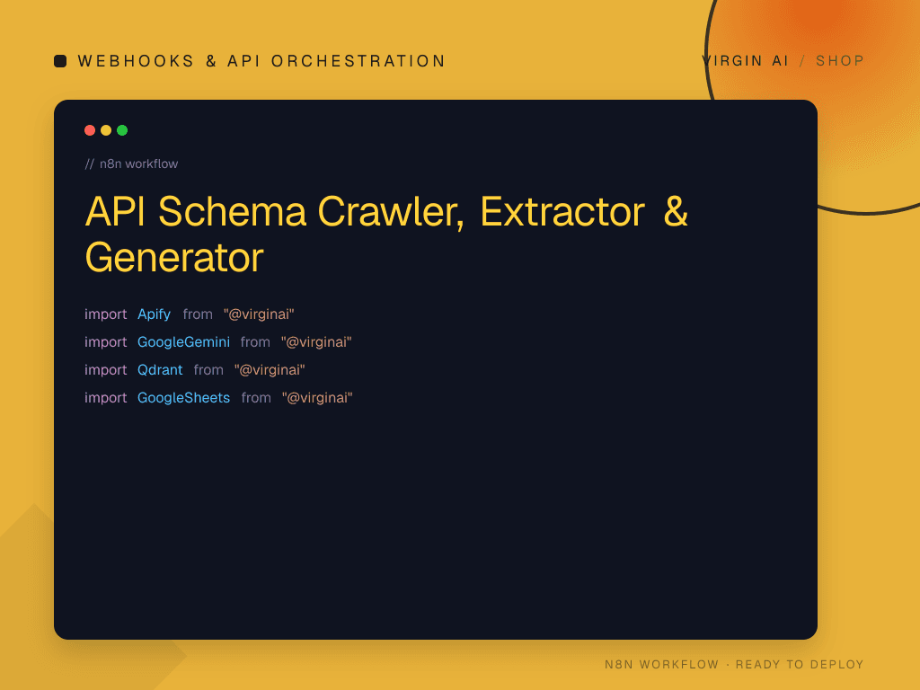 API Schema Crawler, Extractor & Generator
