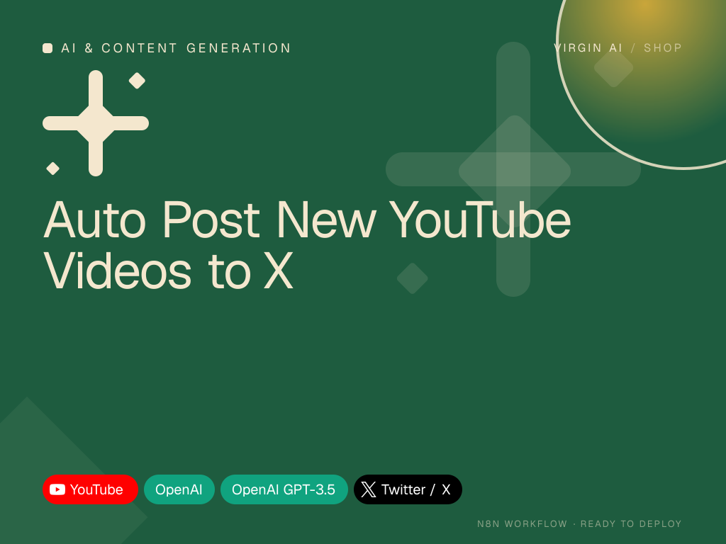 Auto Post New YouTube Videos to X