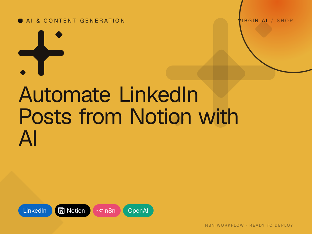 Automate LinkedIn Posts from Notion with AI