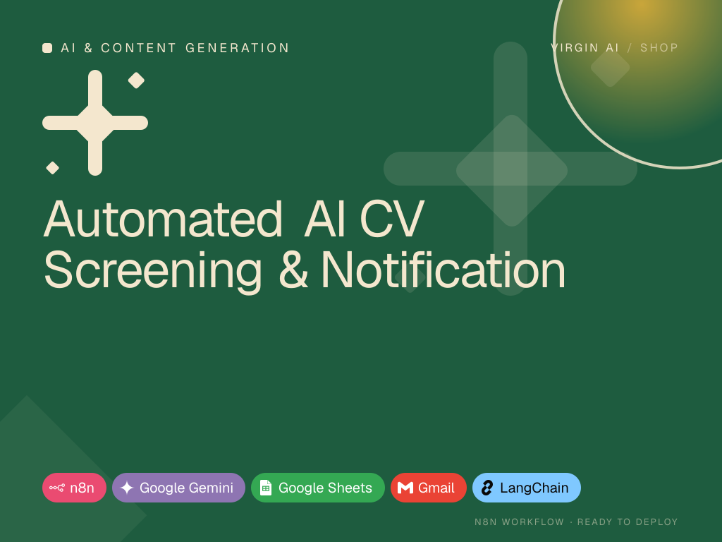 Automated AI CV Screening & Notification