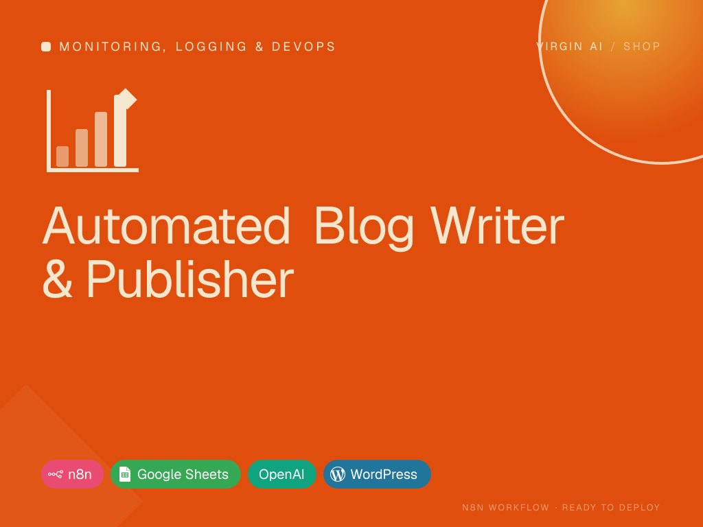 Automated Blog Writer & Publisher