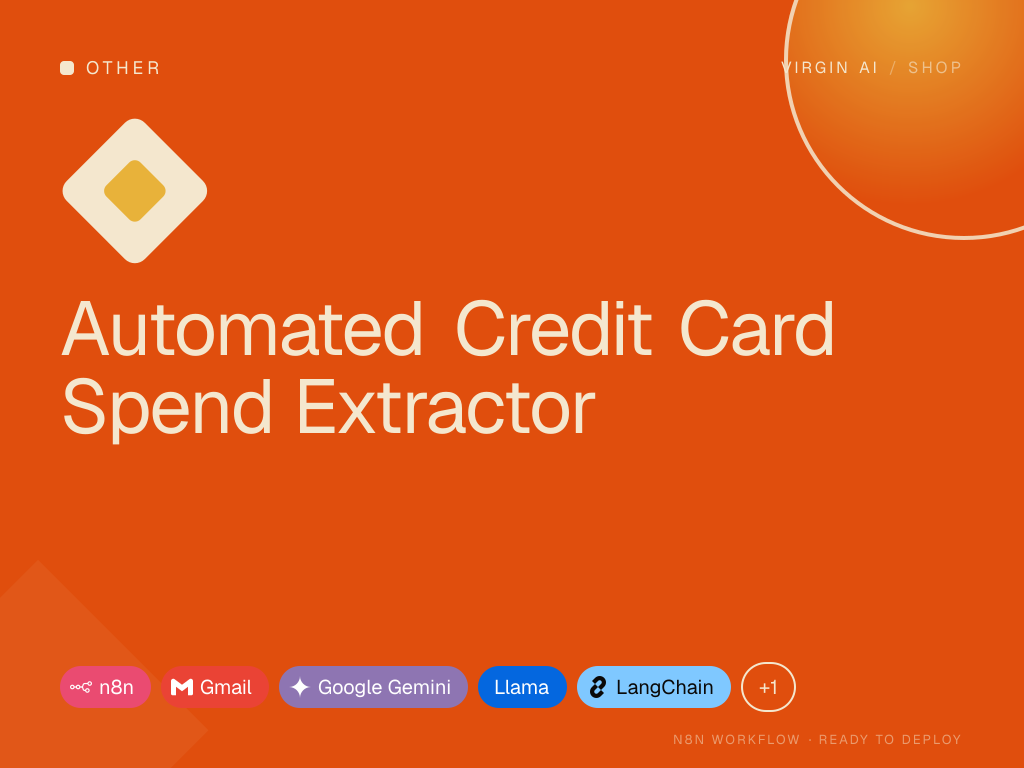 Automated Credit Card Spend Extractor