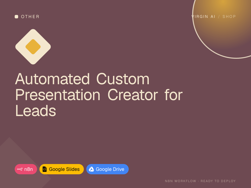 Automated Custom Presentation Creator for Leads