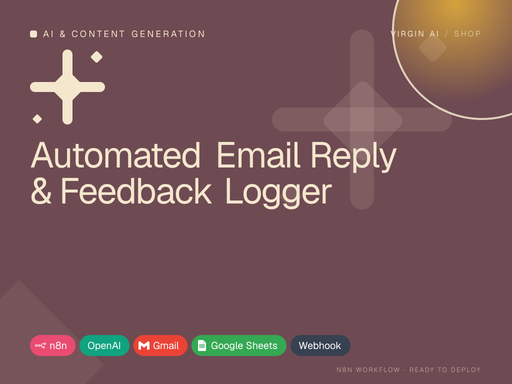 Automated Email Reply & Feedback Logger