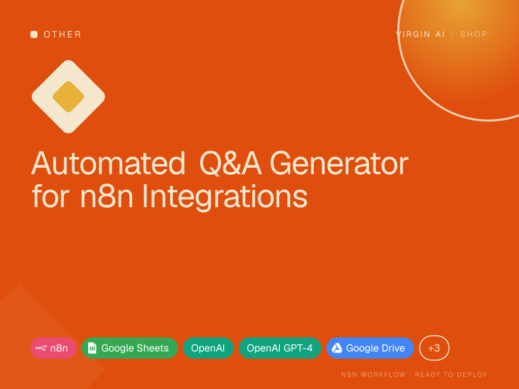 Automated Q&A Generator for n8n Integrations