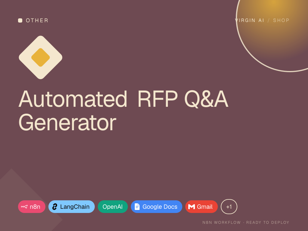 Automated RFP Q&A Generator