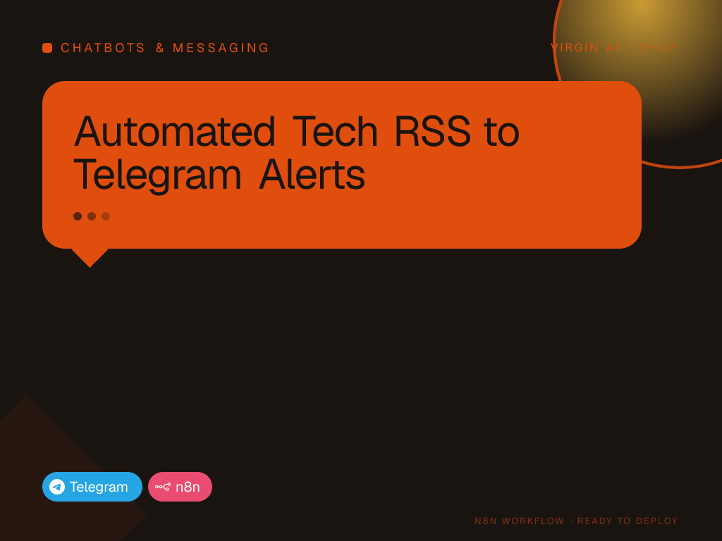 Automated Tech RSS to Telegram Alerts