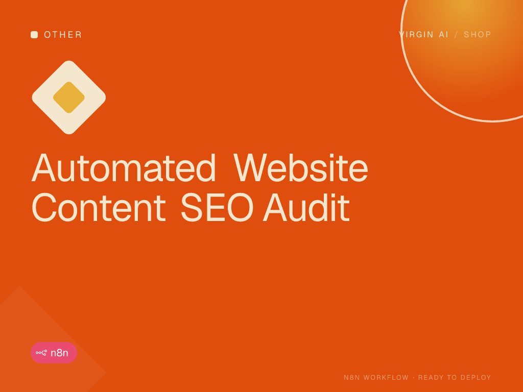 Automated Website Content SEO Audit