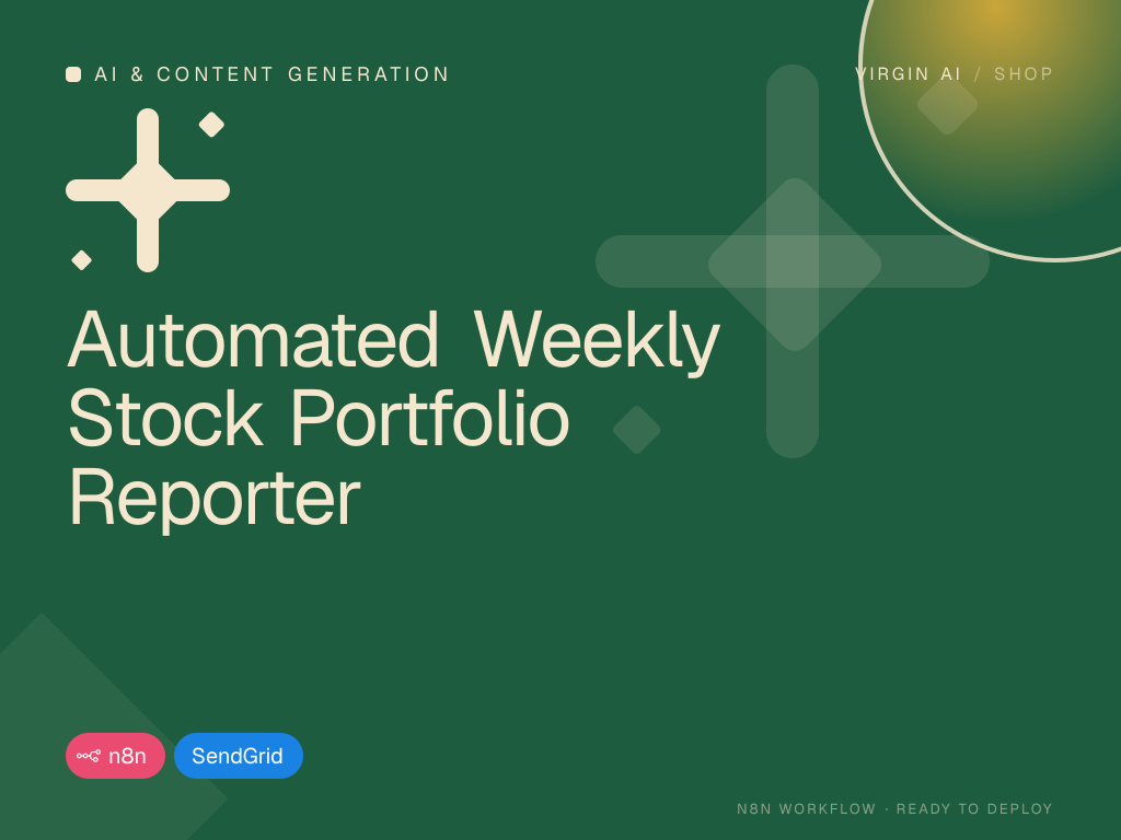 Automated Weekly Stock Portfolio Reporter