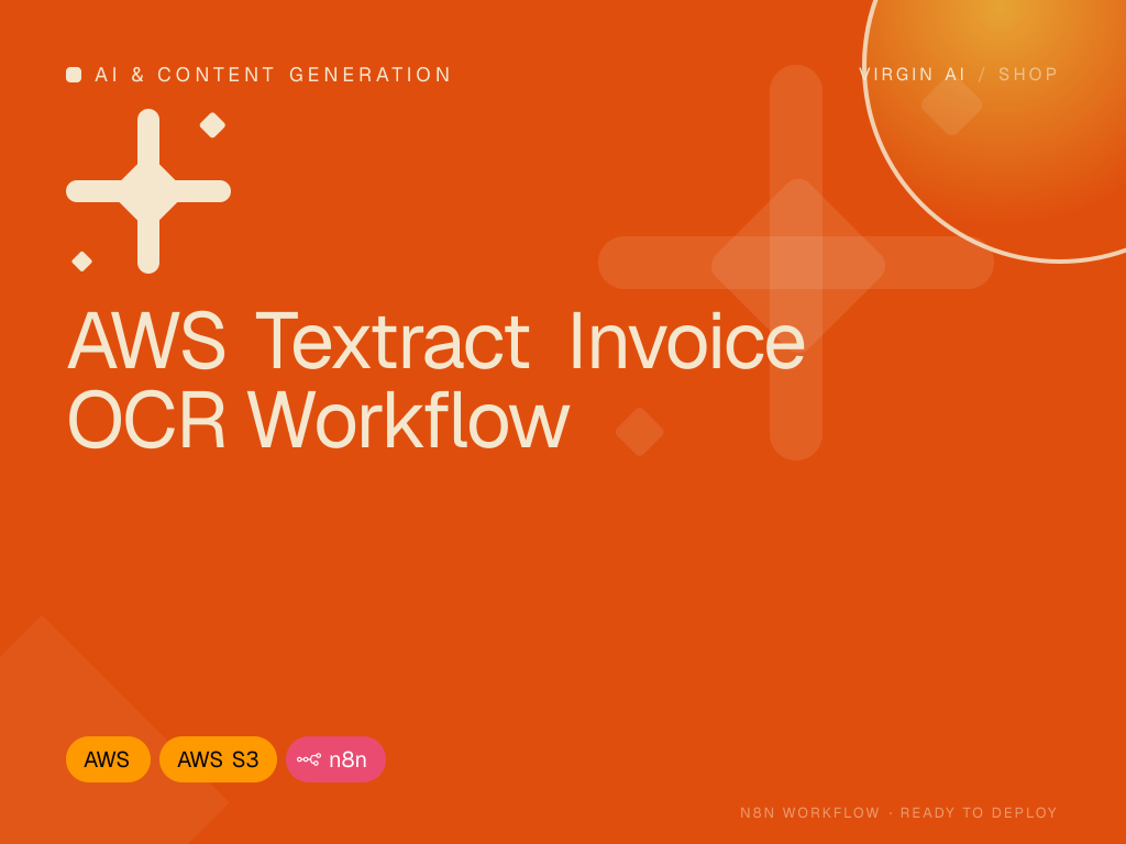 AWS Textract Invoice OCR Workflow
