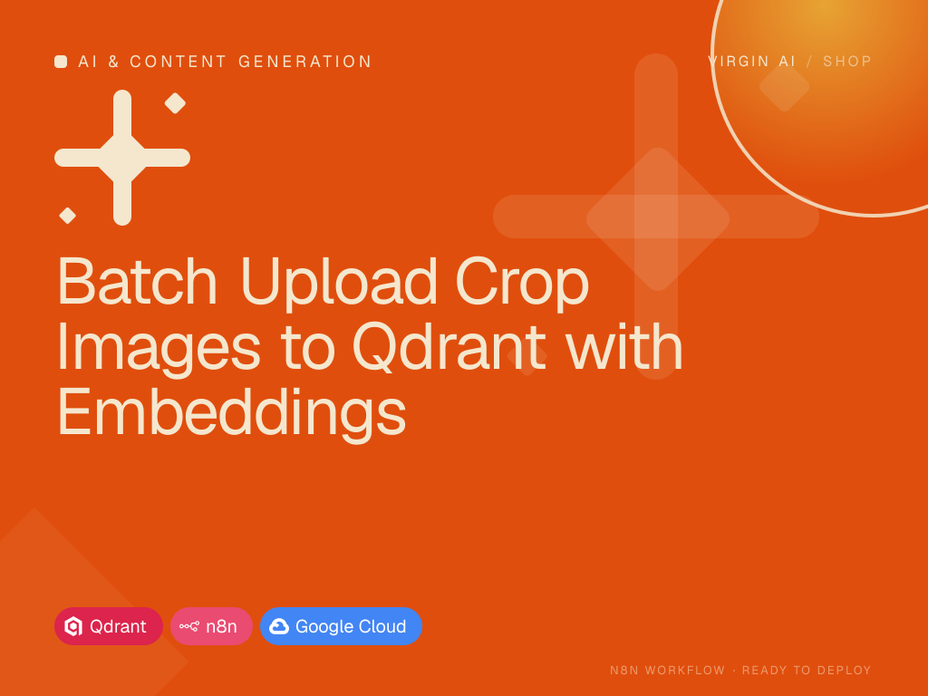 Batch Upload Crop Images to Qdrant with Embeddings