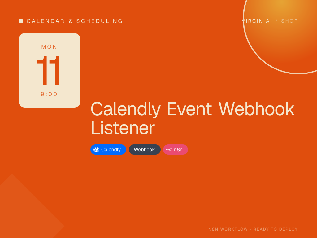 Calendly Event Webhook Listener