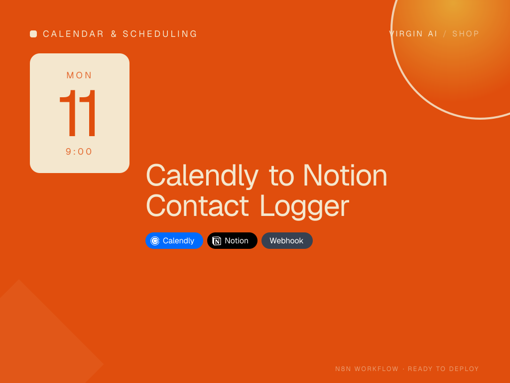 Calendly to Notion Contact Logger