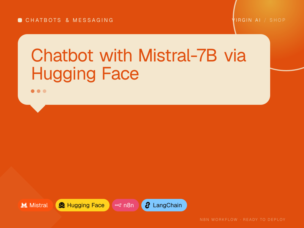 Chatbot with Mistral-7B via Hugging Face