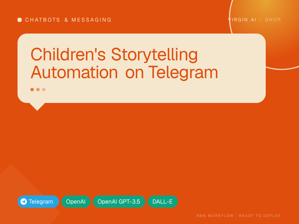 Children's Storytelling Automation on Telegram