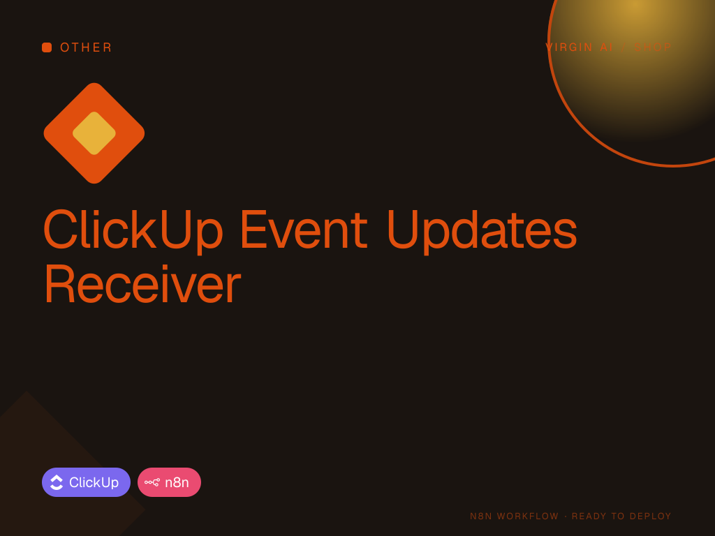 ClickUp Event Updates Receiver