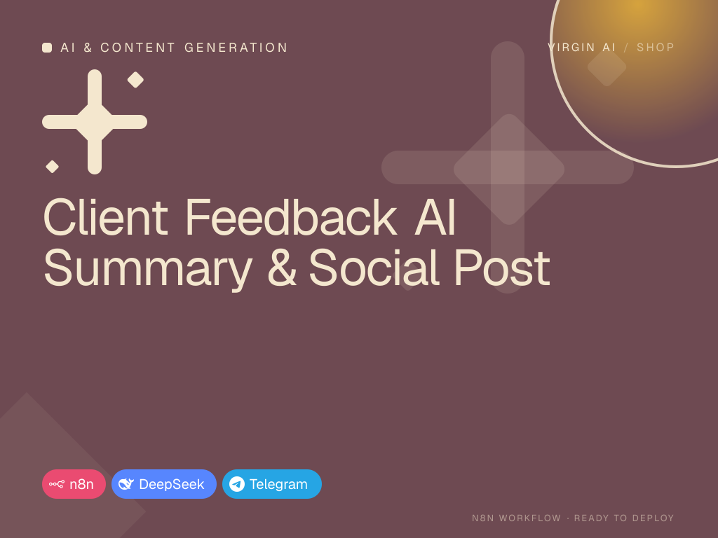 Client Feedback AI Summary & Social Post