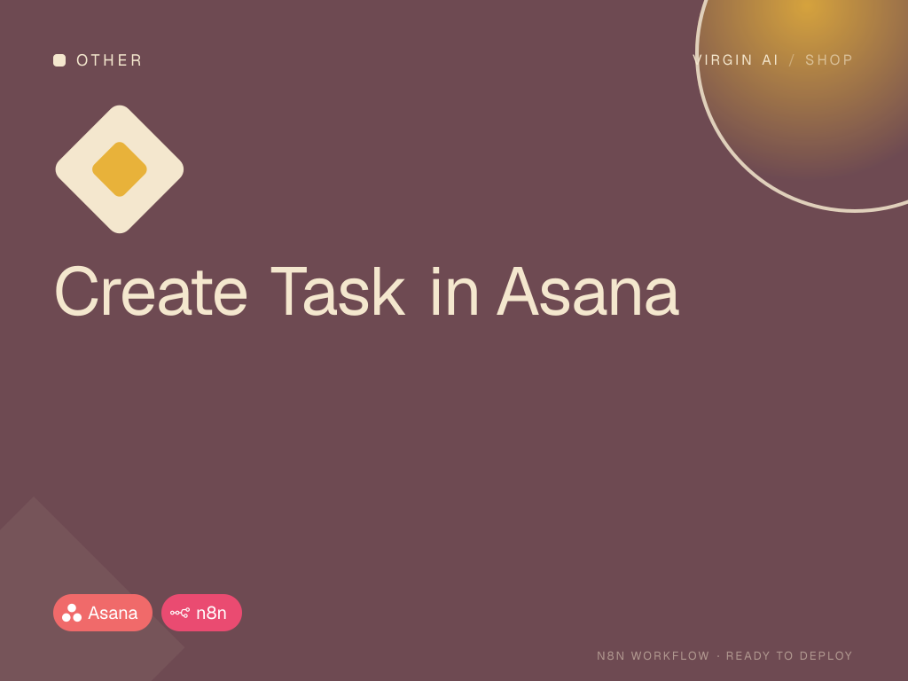 Create Task in Asana