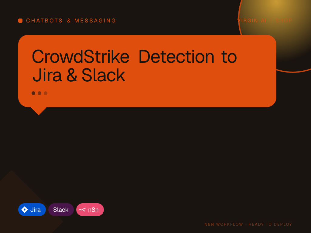 CrowdStrike Detection to Jira & Slack