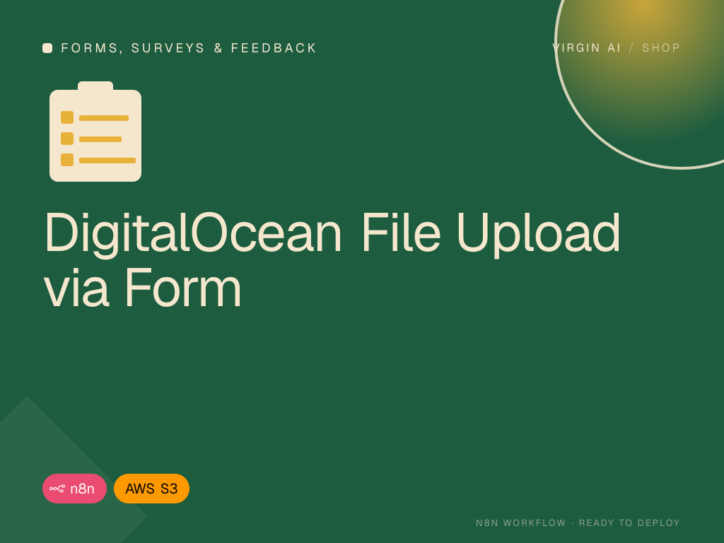 DigitalOcean File Upload via Form