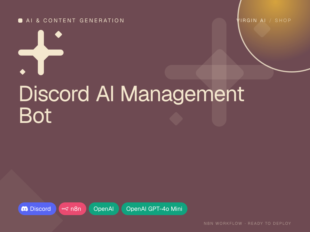 Discord AI Management Bot