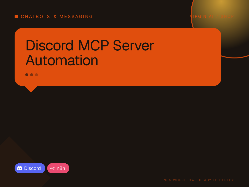 Discord MCP Server Automation