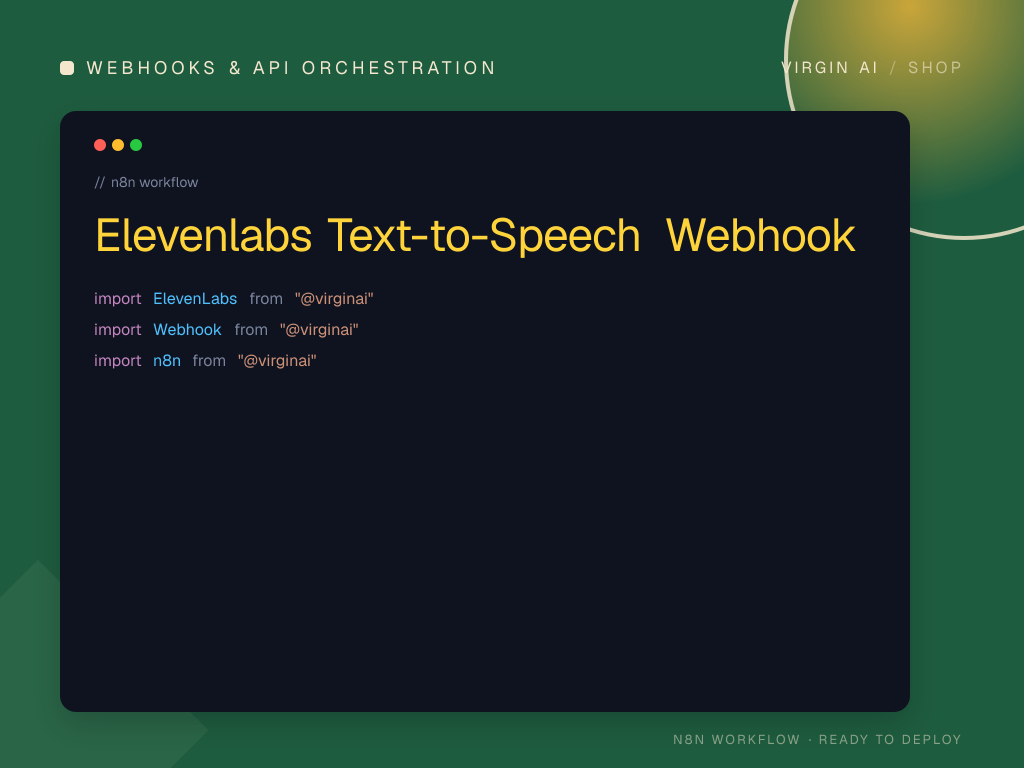 Elevenlabs Text-to-Speech Webhook