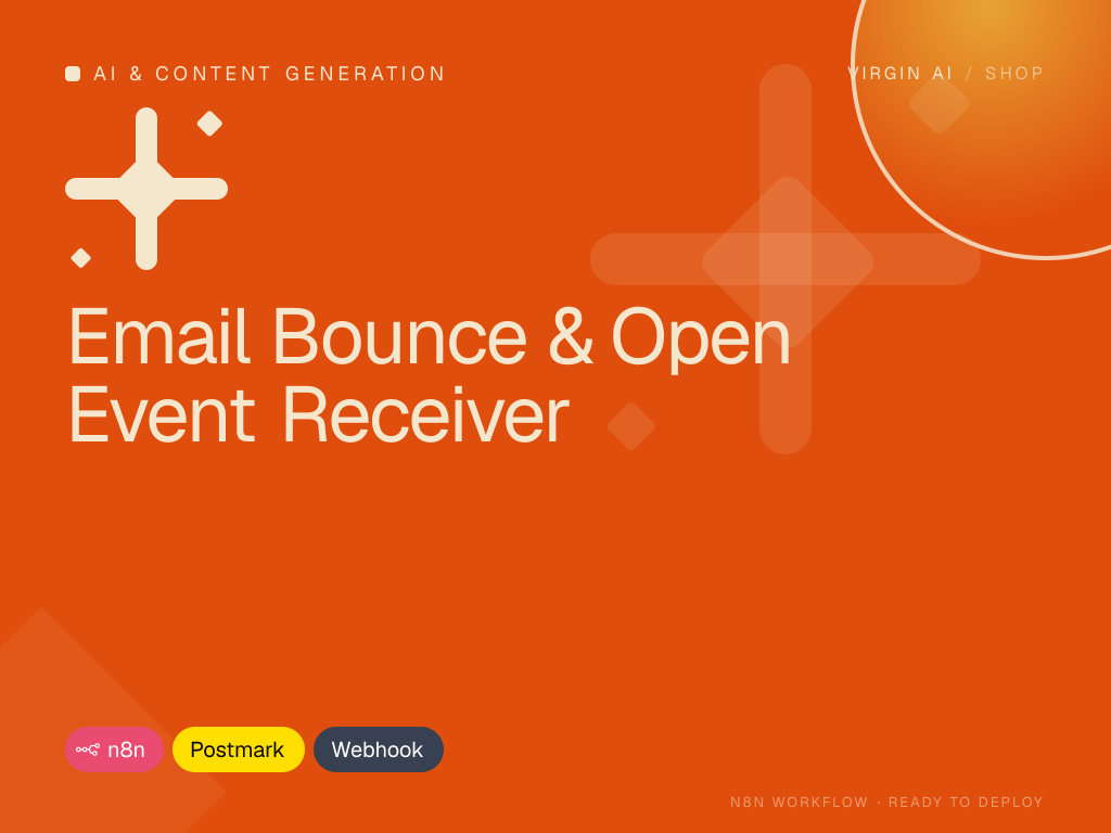 Email Bounce & Open Event Receiver
