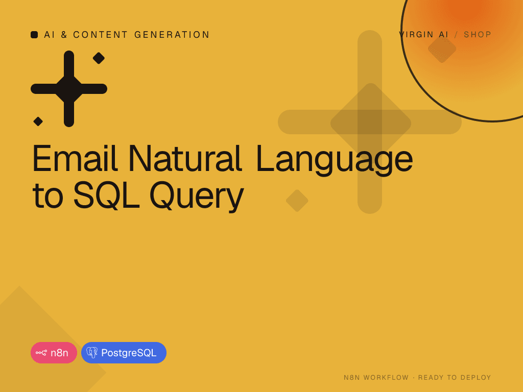 Email Natural Language to SQL Query