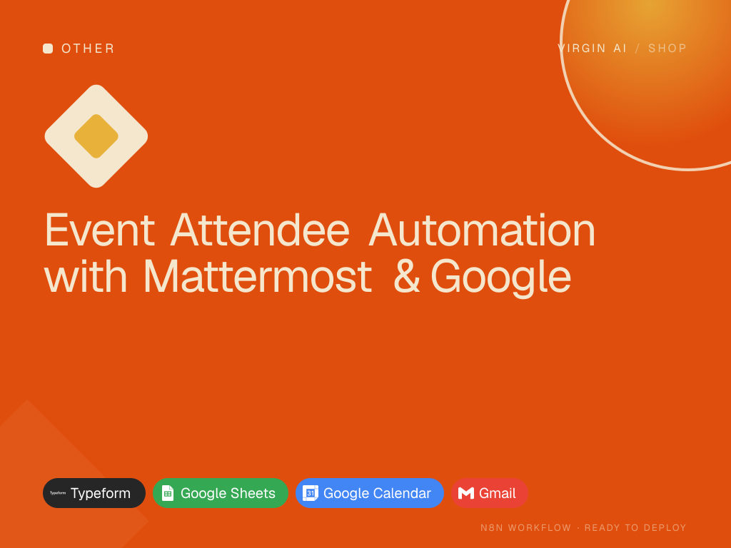 Event Attendee Automation with Mattermost & Google