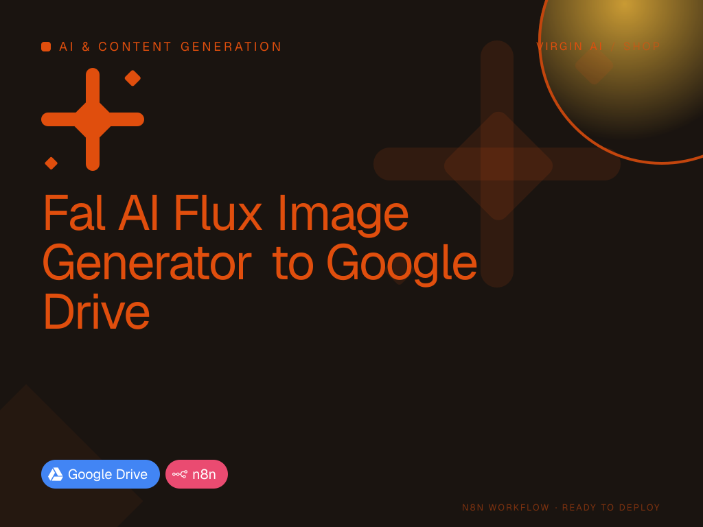 Fal AI Flux Image Generator to Google Drive