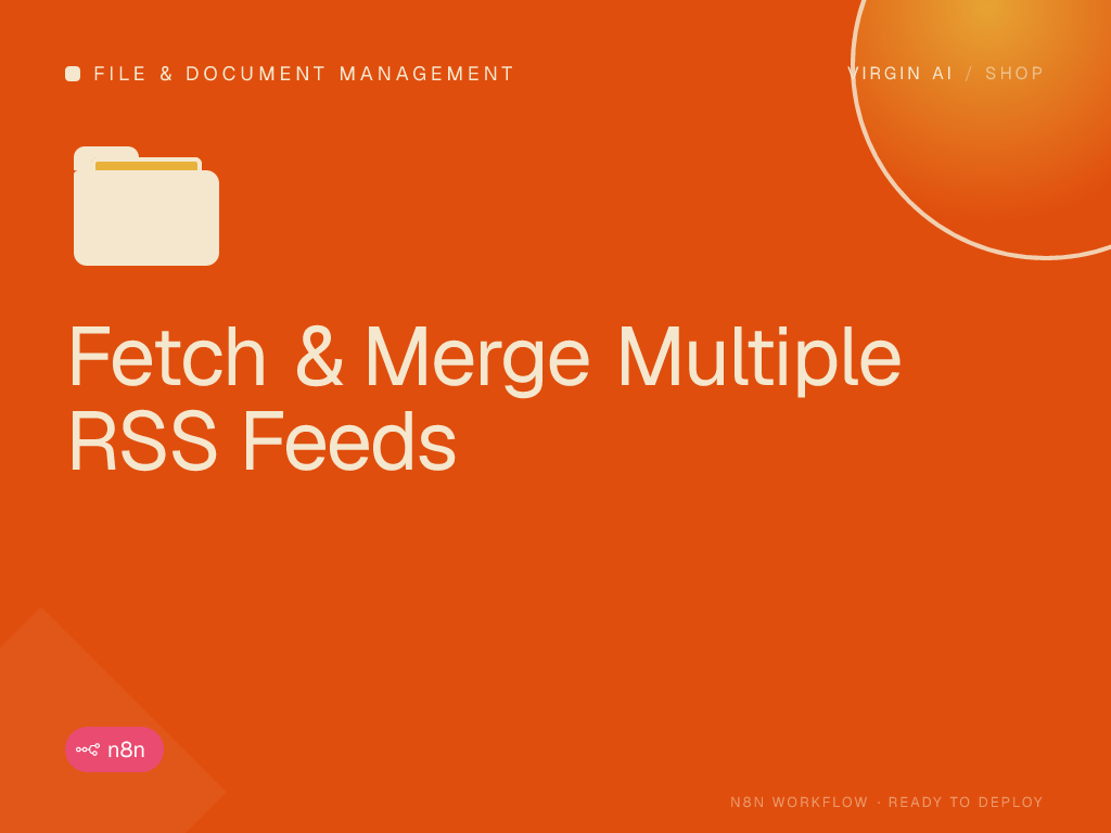 Fetch & Merge Multiple RSS Feeds