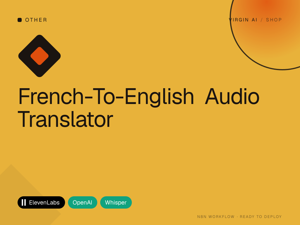 French-To-English Audio Translator