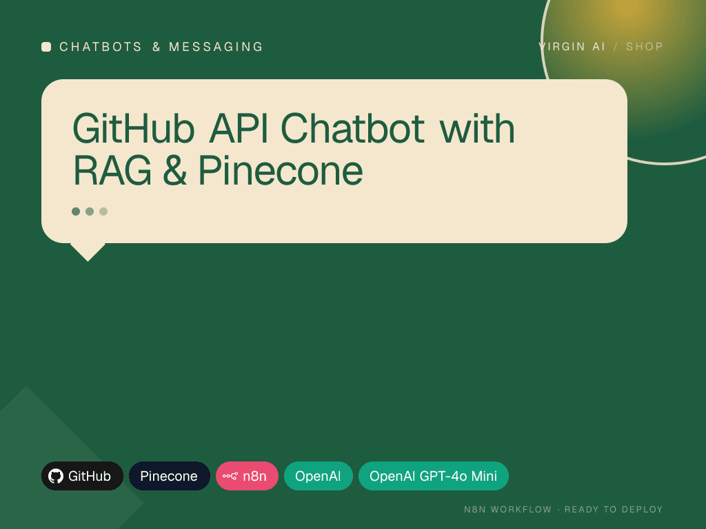 GitHub API Chatbot with RAG & Pinecone