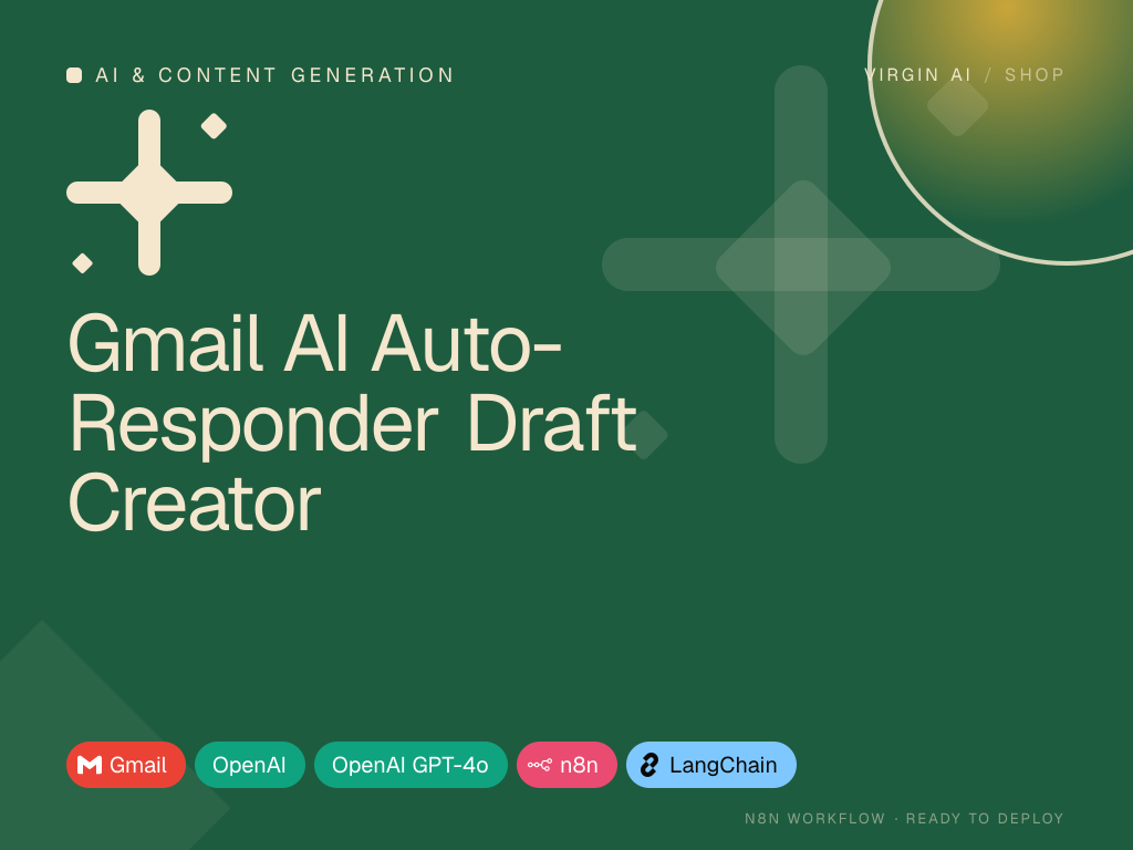Gmail AI Auto-Responder Draft Creator