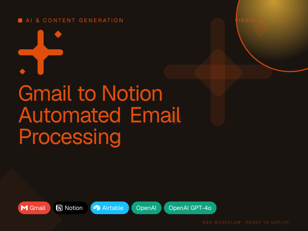 Gmail to Notion Automated Email Processing
