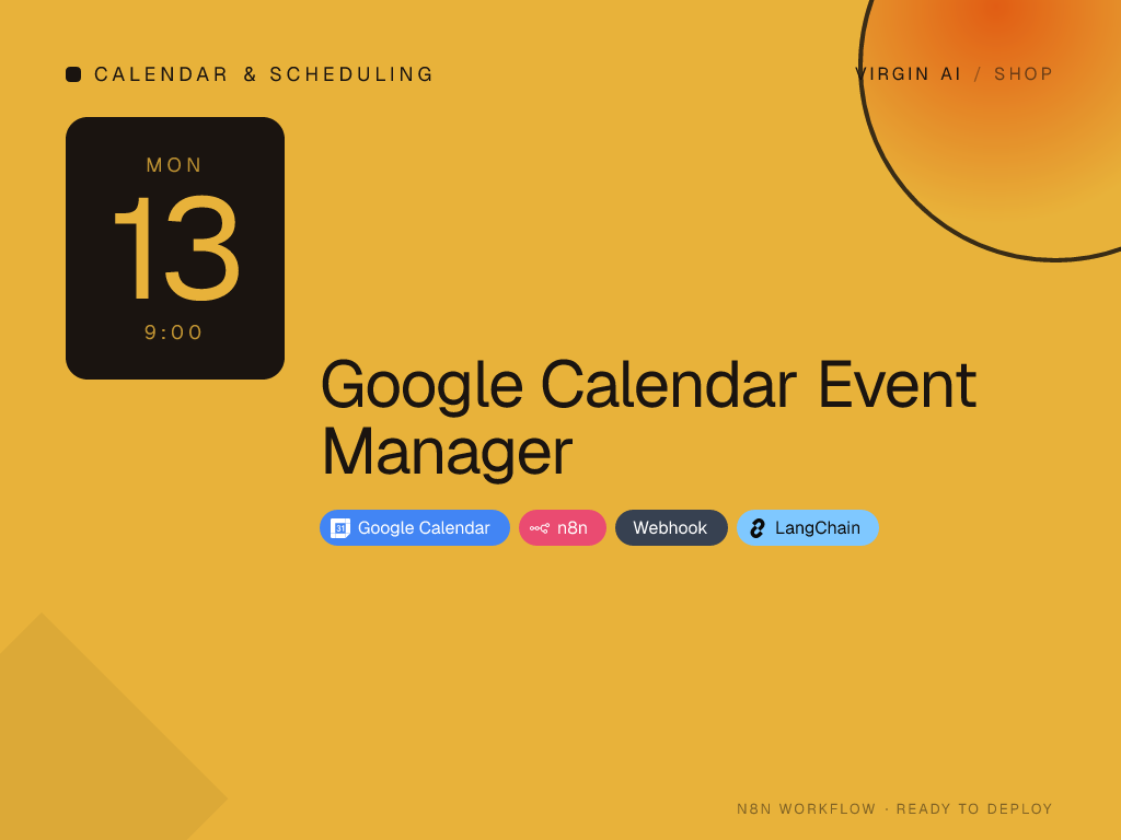 Google Calendar Event Manager