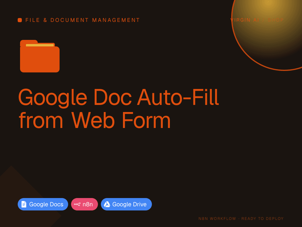Google Doc Auto-Fill from Web Form