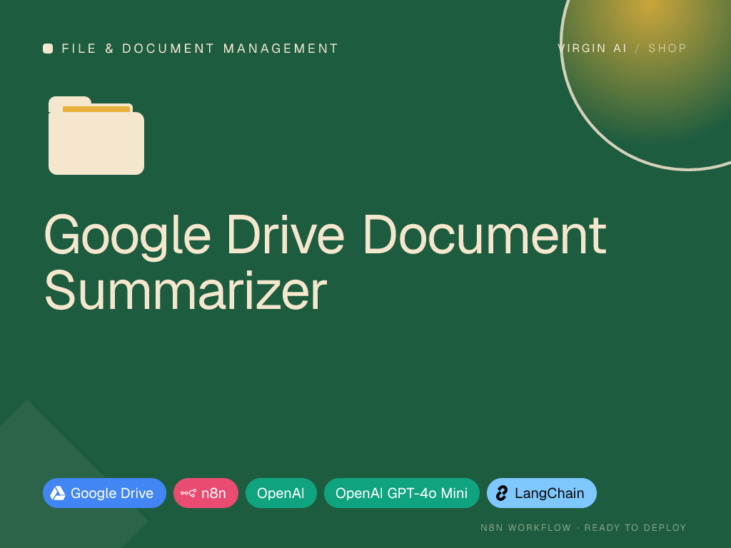 Google Drive Document Summarizer