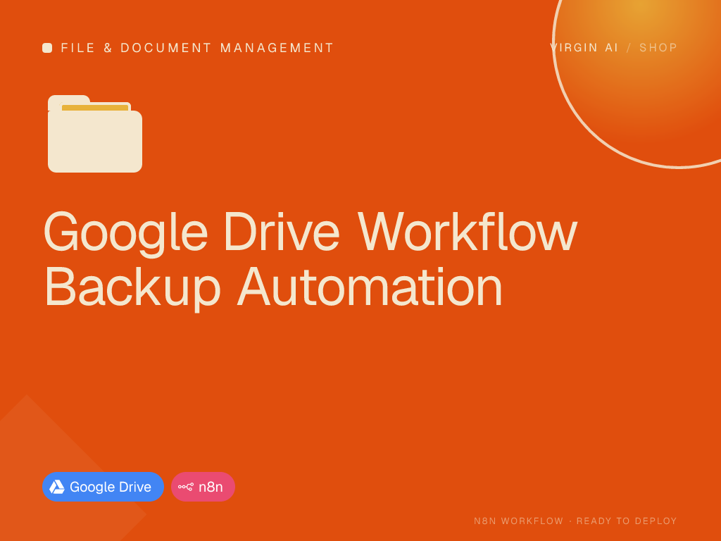 Google Drive Workflow Backup Automation