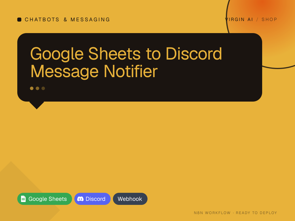 Google Sheets to Discord Message Notifier