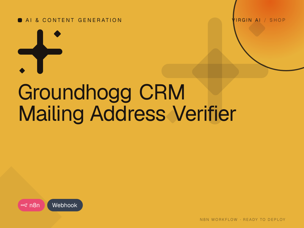 Groundhogg CRM Mailing Address Verifier