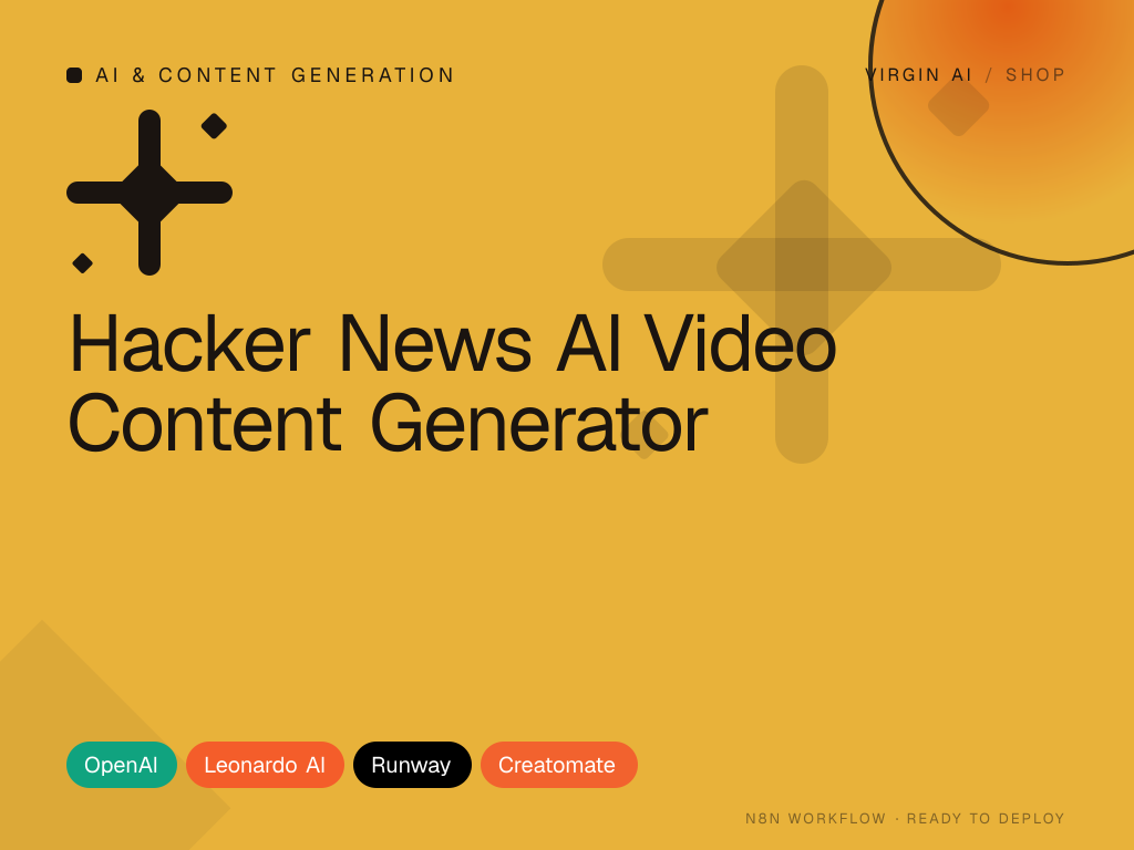 Hacker News AI Video Content Generator