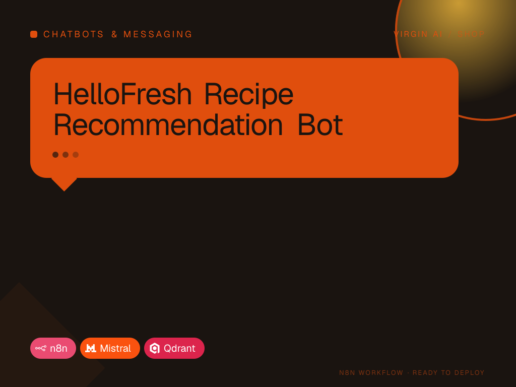 HelloFresh Recipe Recommendation Bot