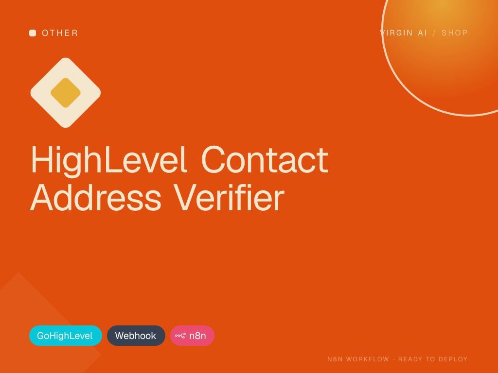 HighLevel Contact Address Verifier