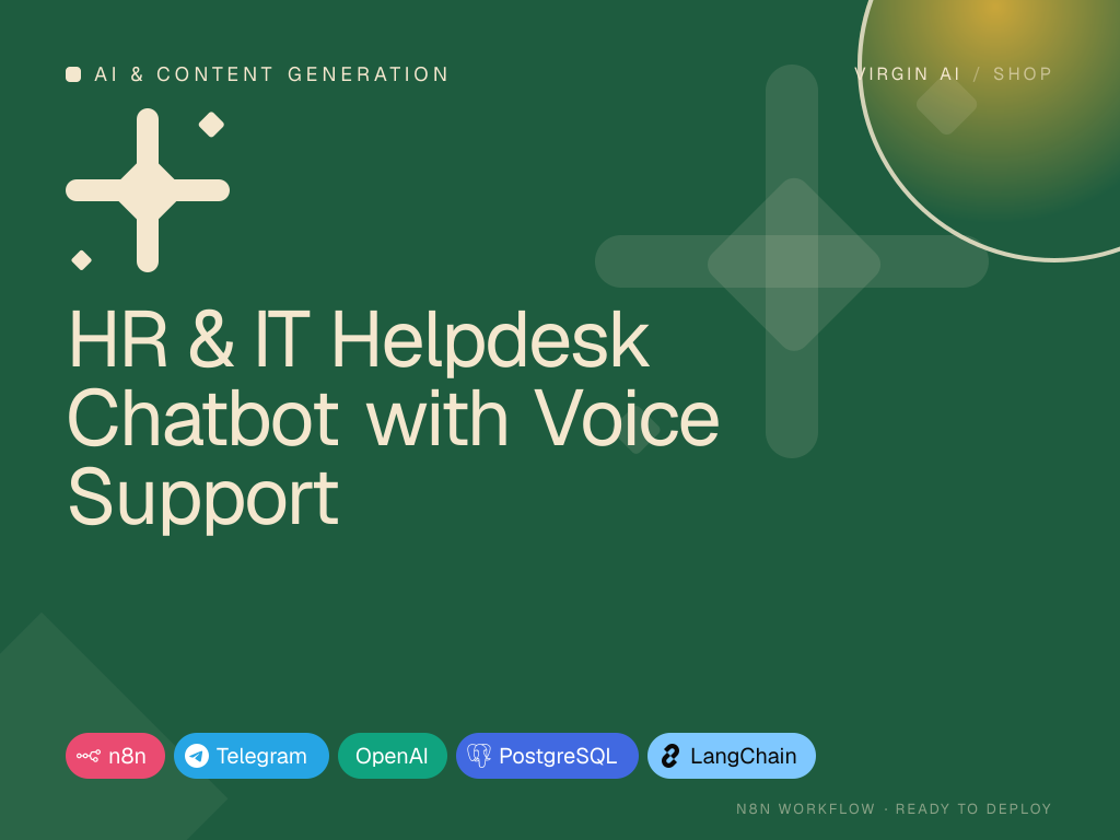 HR & IT Helpdesk Chatbot with Voice Support