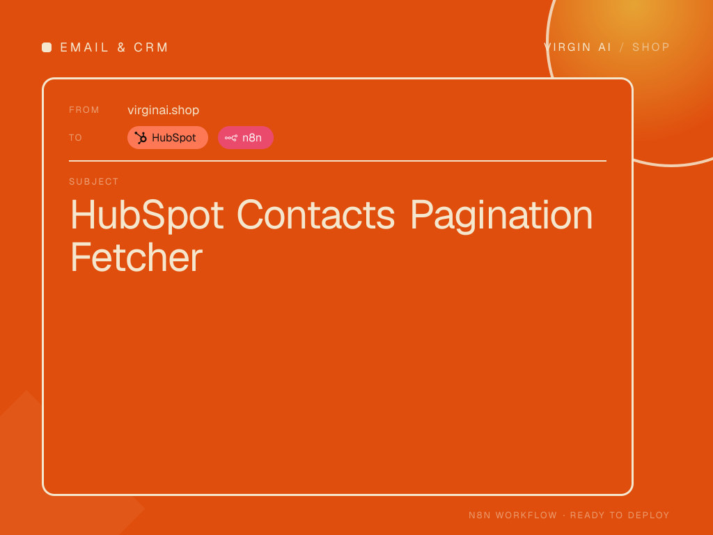 HubSpot Contacts Pagination Fetcher